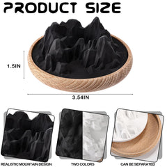 Maxdot diffuser black stone detail showing absorbent surface for oil diffusion