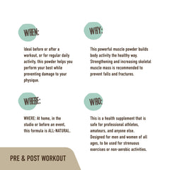 Scoop of Maxi-Health Creatine Monohydrate powder