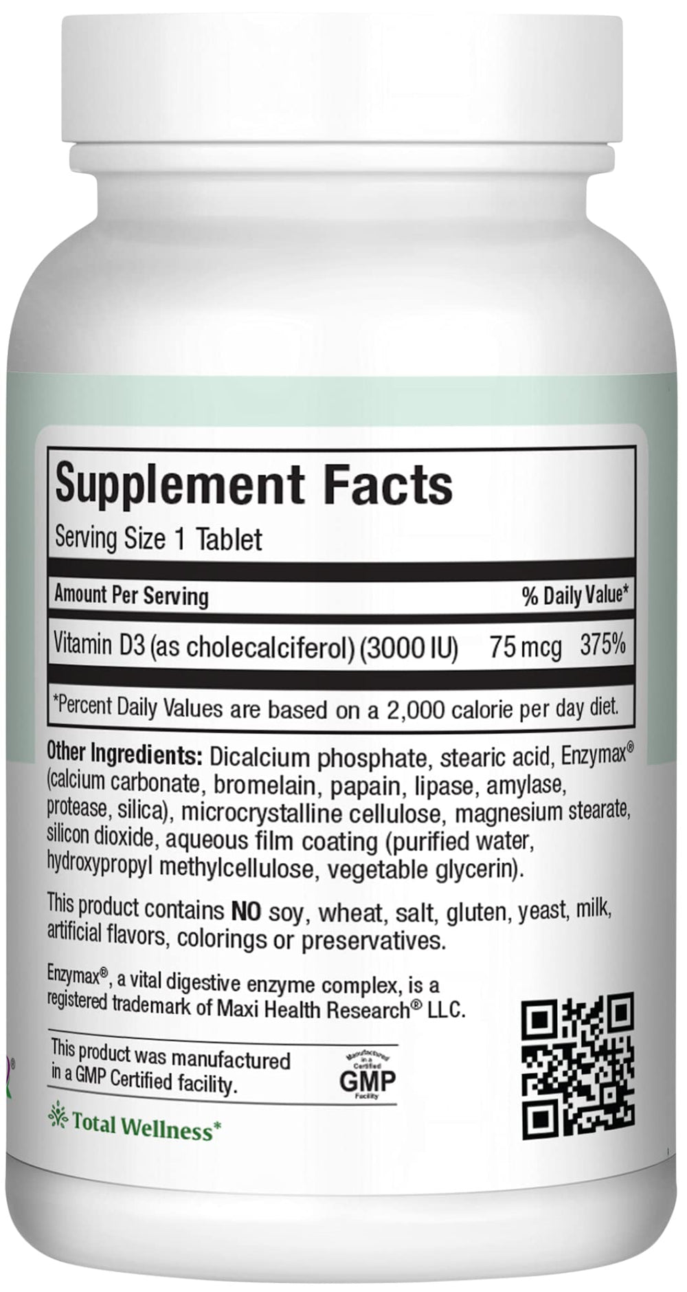 Gluten-free label on packaging
