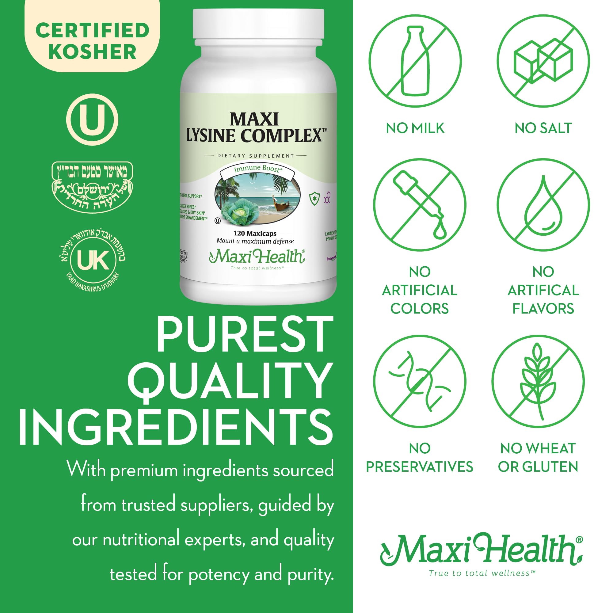 Nutrition facts and ingredients panel