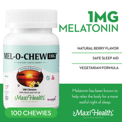 Close-up of Maxi Health Mel-O-Chew berry chew texture