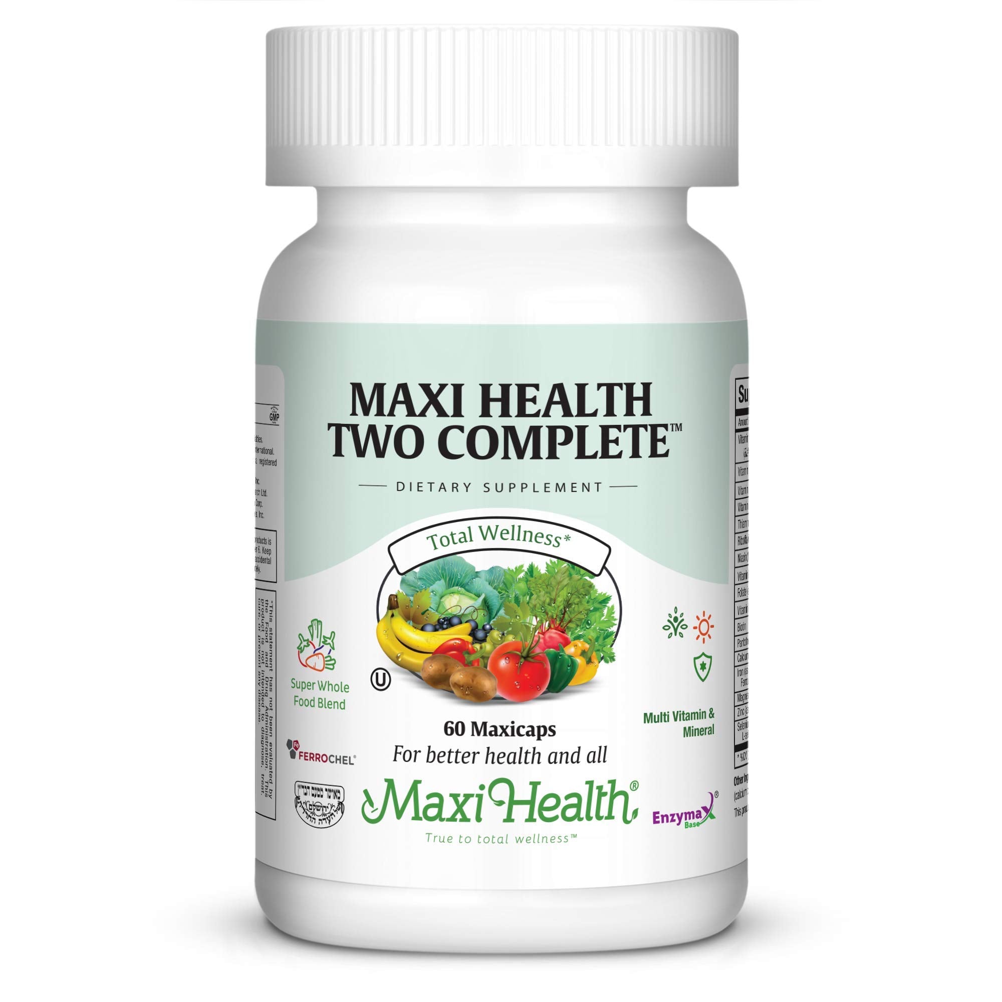 Maxi Health Multivitamin bottle for women and men