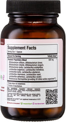 Maxi Health Probiotic Plus prebiotic blend illustration demonstrates nourishment for beneficial bacteria