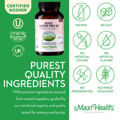 Graphic illustrating probiotic strains and prebiotic blend