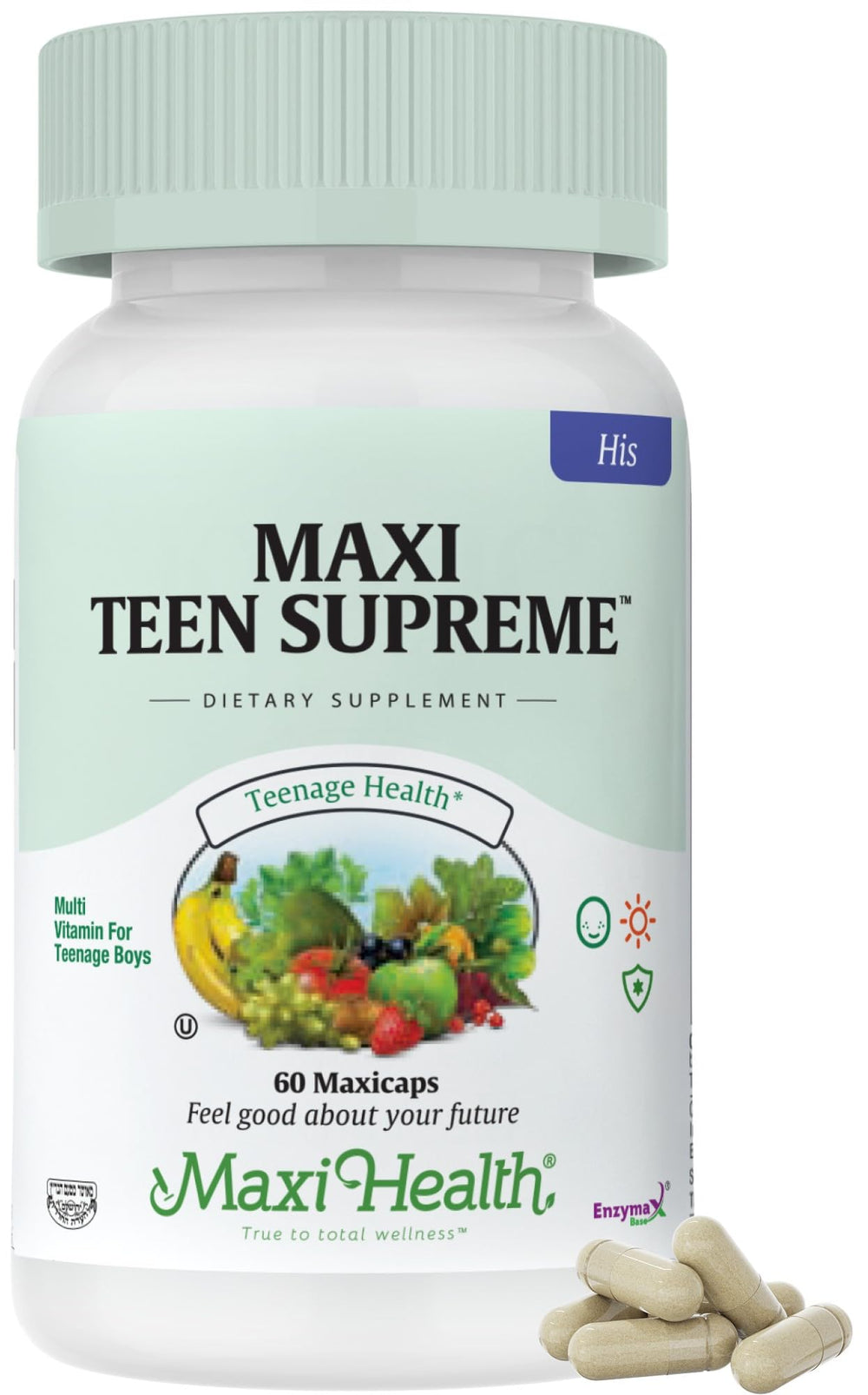 Maxi Health front packaging showing bottle and branding for confident supplement choice