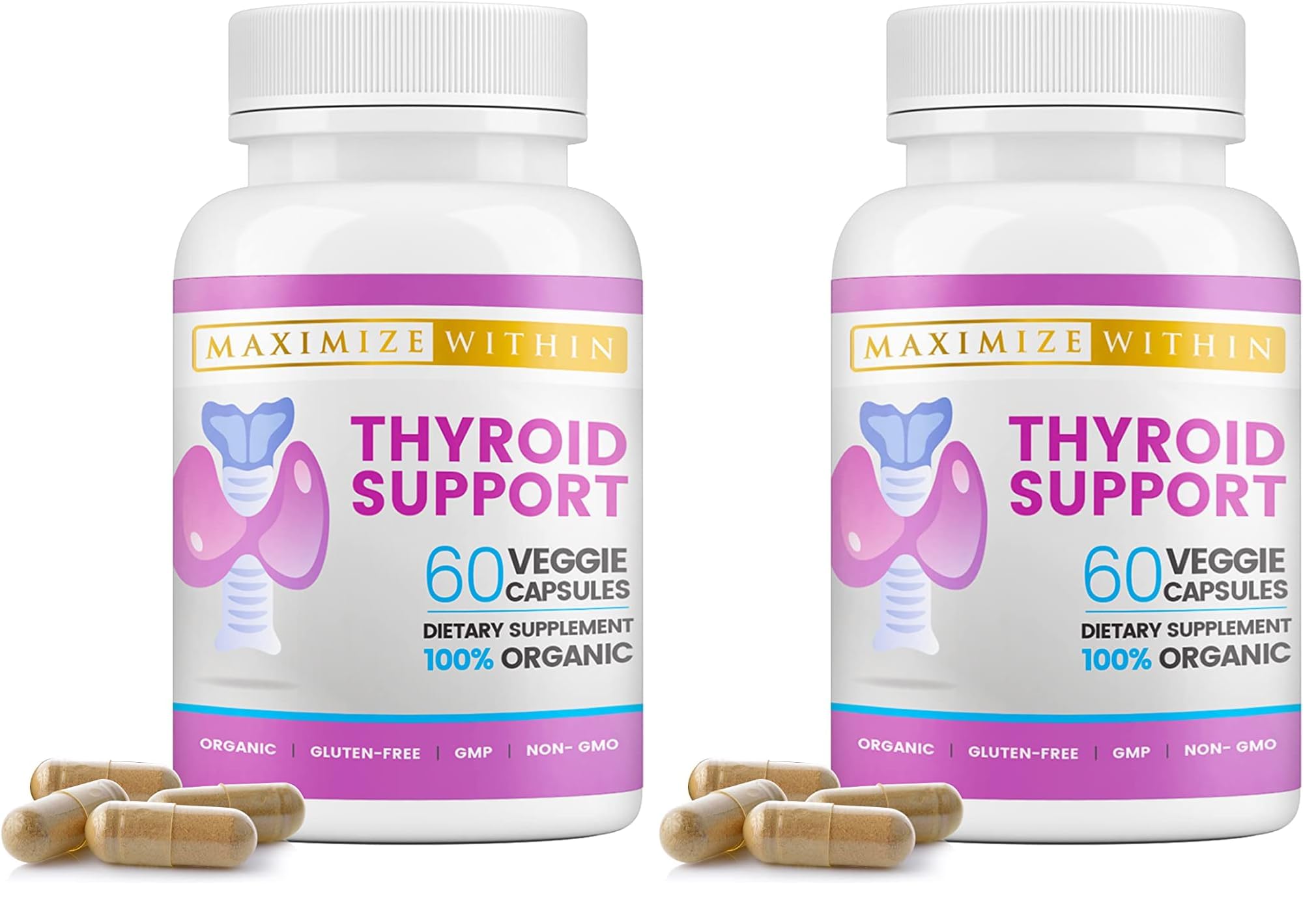Maximize Within Thyroid Support bottle front view
