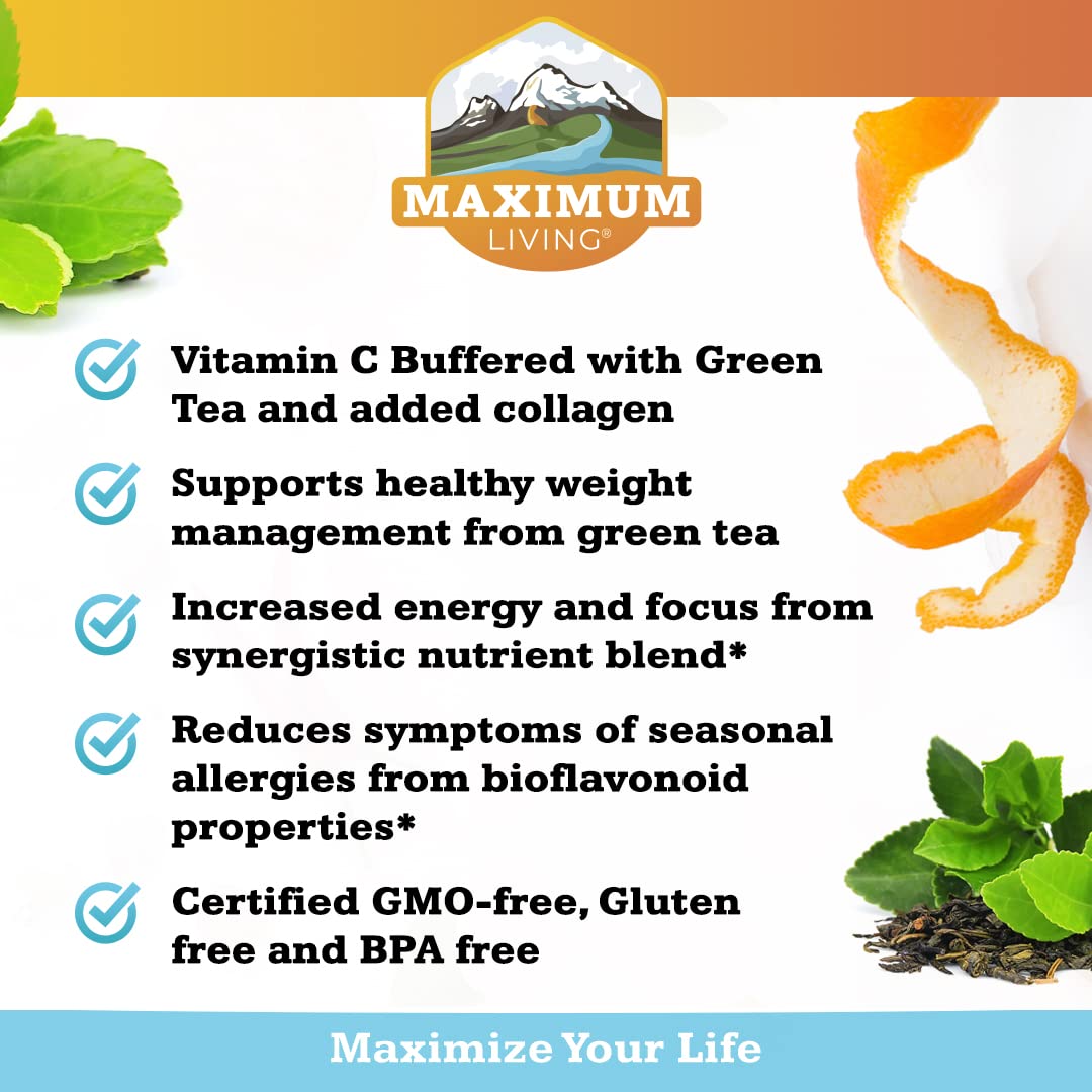 Ingredient illustration of vitamin C and antioxidants