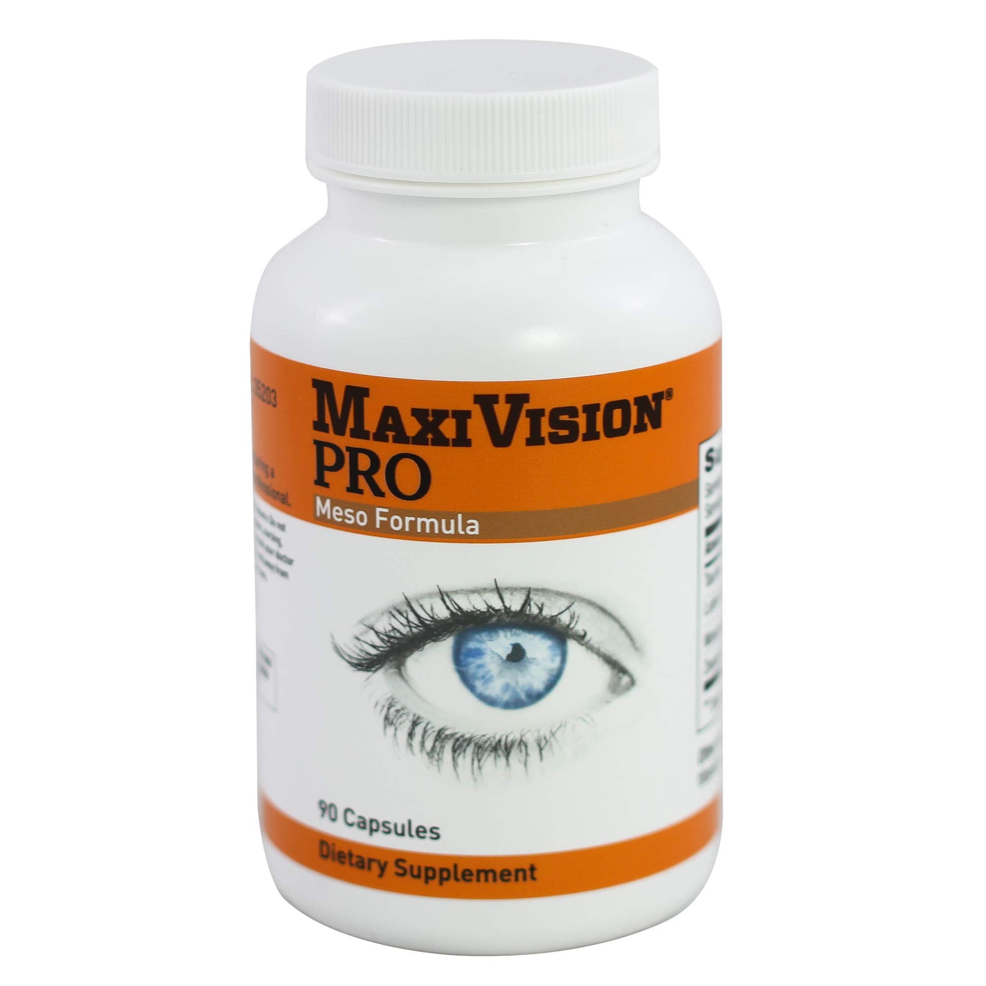 MaxiVision PRO Meso Formula bottle with 90 capsules