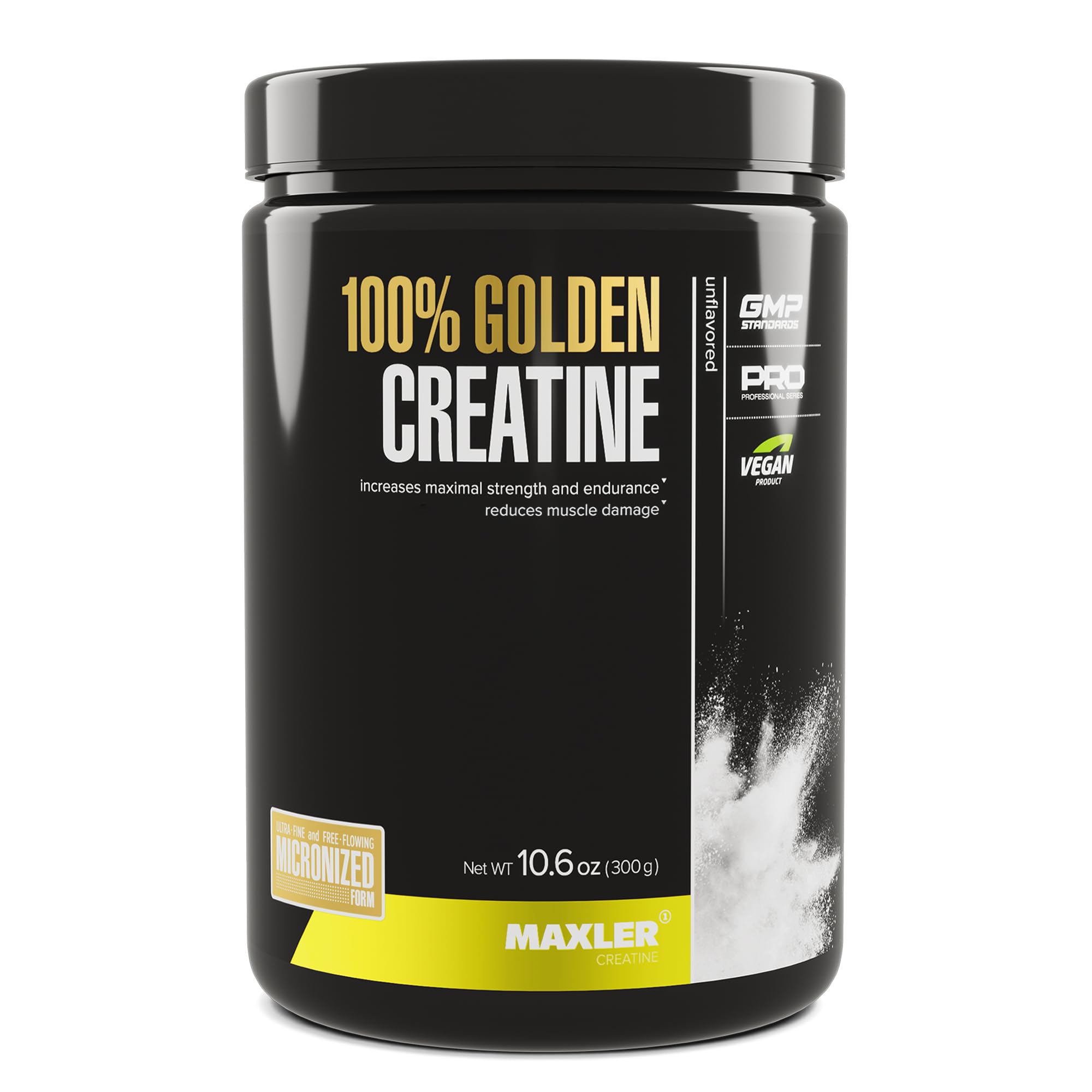 Maxler 100% Golden Creatine packaging 300 g