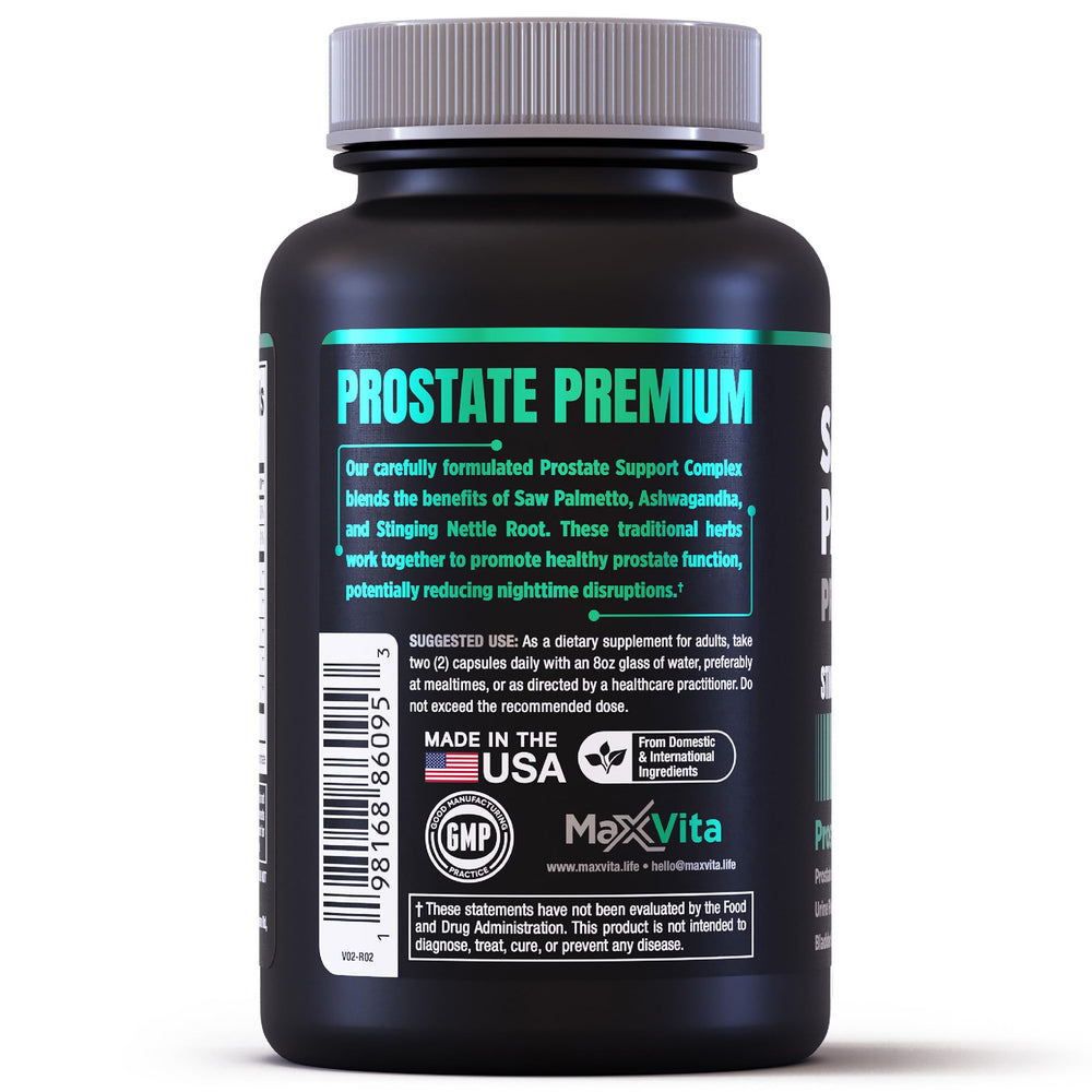 MaxVita Prostate Premium packaging box