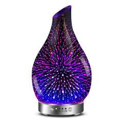 MAXWINER 120ml Ultrasonic Diffuser with 3D glass cover
