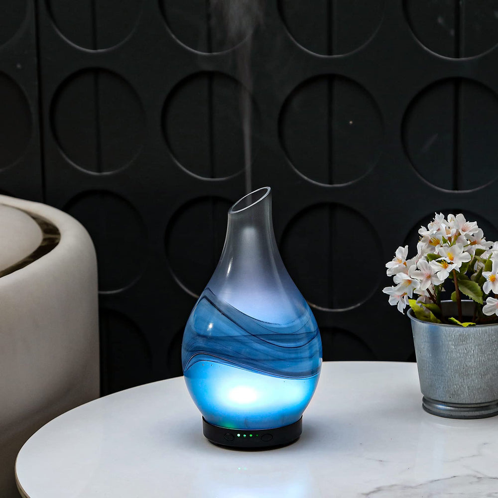 Diffuser displaying 7 color ambient lights