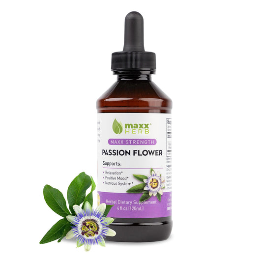 Maxx Herb Passion Flower Extract 4 oz bottle