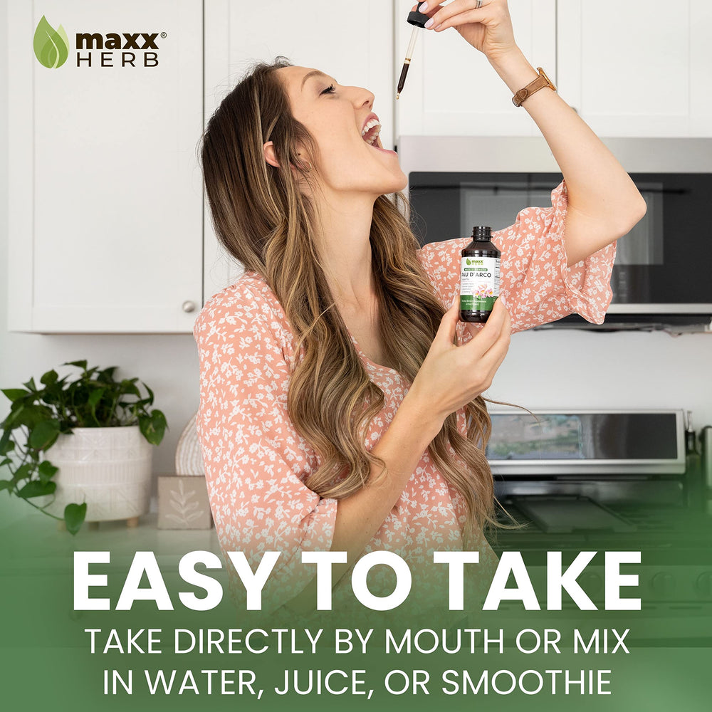 4 oz bottle with Maxx Herb label - back view