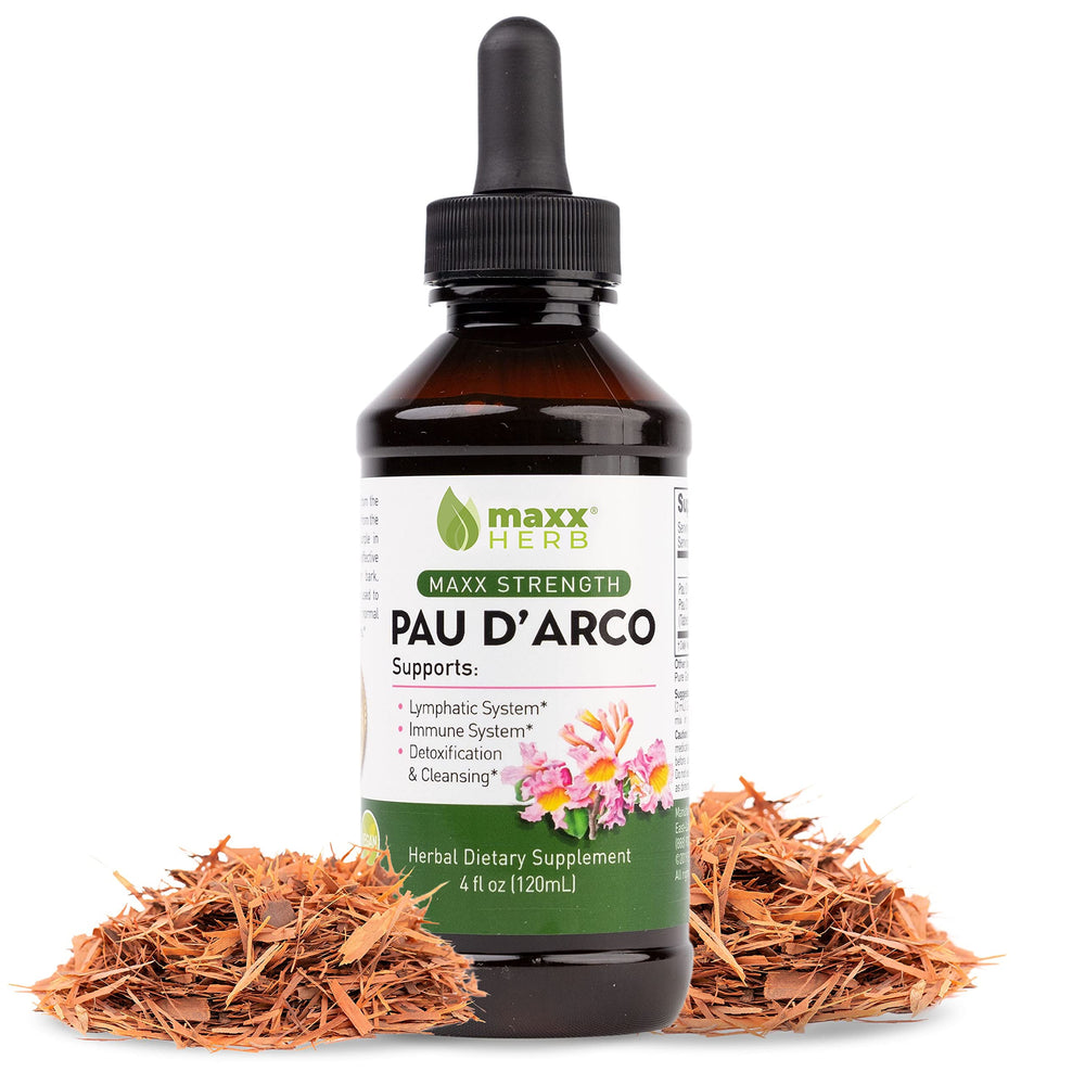 PAU D'Arco tincture 4 oz bottle - front view