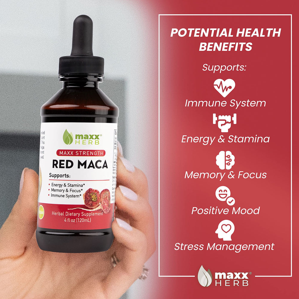 Concentrated Red Maca liquid extract 8 lbs per gallon potency