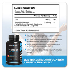 Close-up of cranberry extract and pumpkin seed oil capsules
