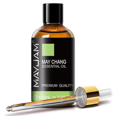 May Chang essential oil amber glass bottle 100ml
