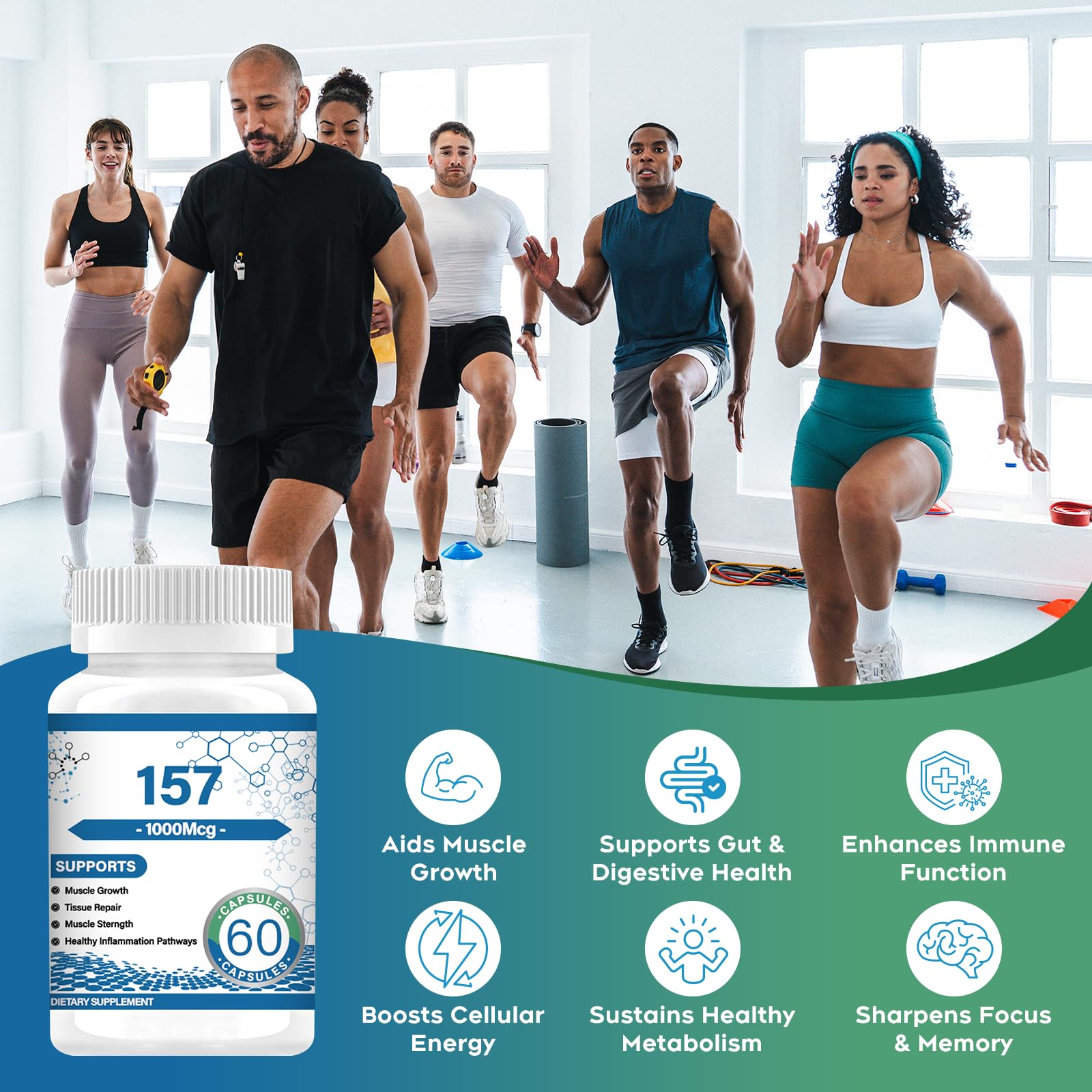 Plant cellulose capsules filled with amino acids inside MayBeJiangWei capsules