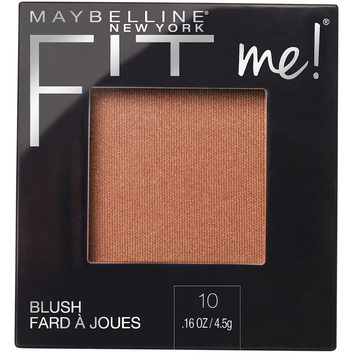 Maybelline Fit Me Blush Buff compact, natural color for effortless blending and balanced cheeks.