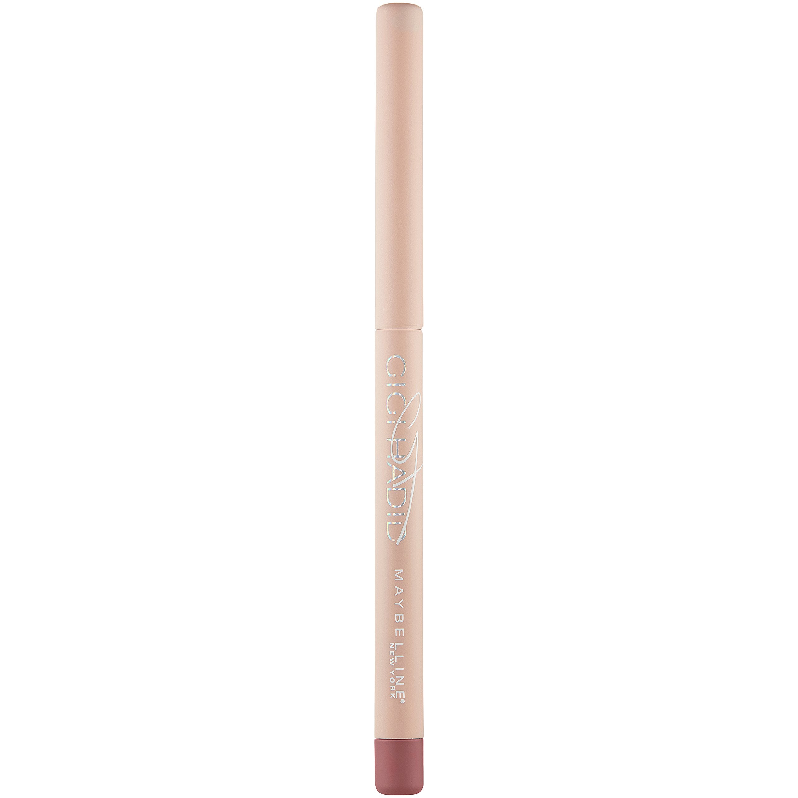 Maybelline Gigi Hadid Taura lip liner with creamy no-smudge matte formula to prevent feathering.