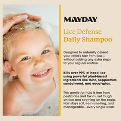 Mayday packaging box-front conveys pesticide-free and non-toxic promise for the whole family.