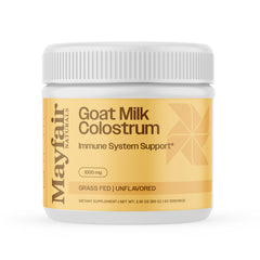 Front view of Mayfair Naturals Goat Milk Colostrum Powder 60g