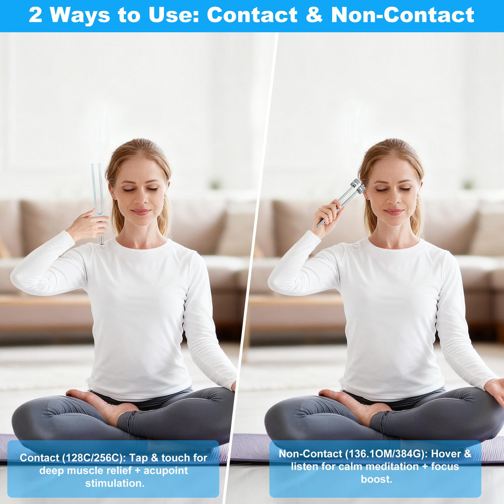 Mayful tuning forks durable aircraft-grade aluminum build ensures long-lasting performance.