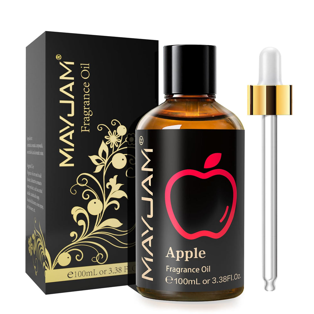 MAYJAM Apple Fragrance Oil 100ml bottle with glass dropper