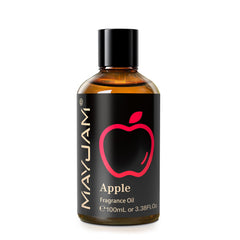 Amber glass bottle of MAYJAM Apple Fragrance Oil