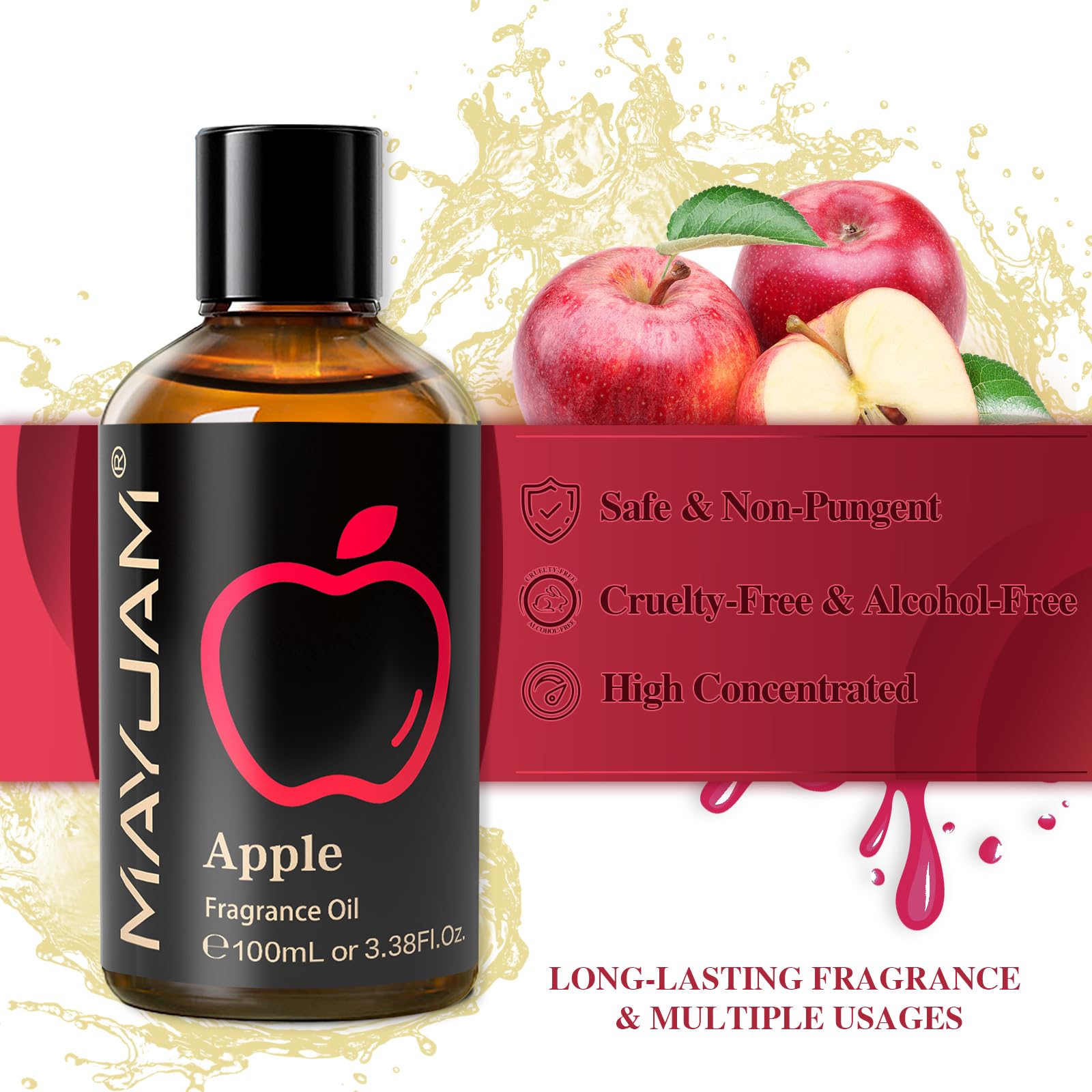 Diffuser with MAYJAM Apple Fragrance Oil