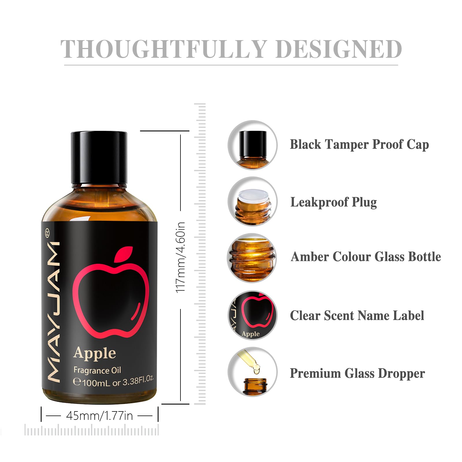 Long-lasting apple fragrance from MAYJAM oil