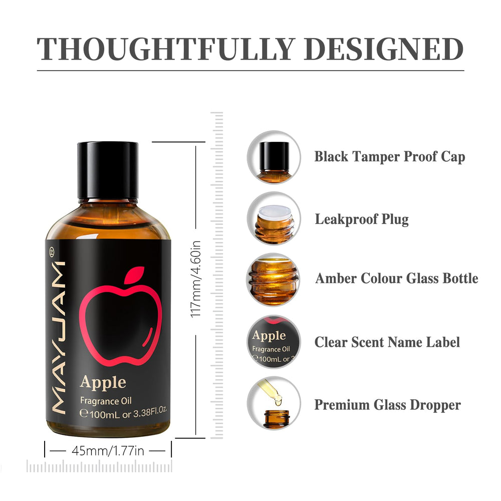 MAYJAM oil used with a diffuser on a bedside table creating a cozy, refreshing bedroom atmosphere