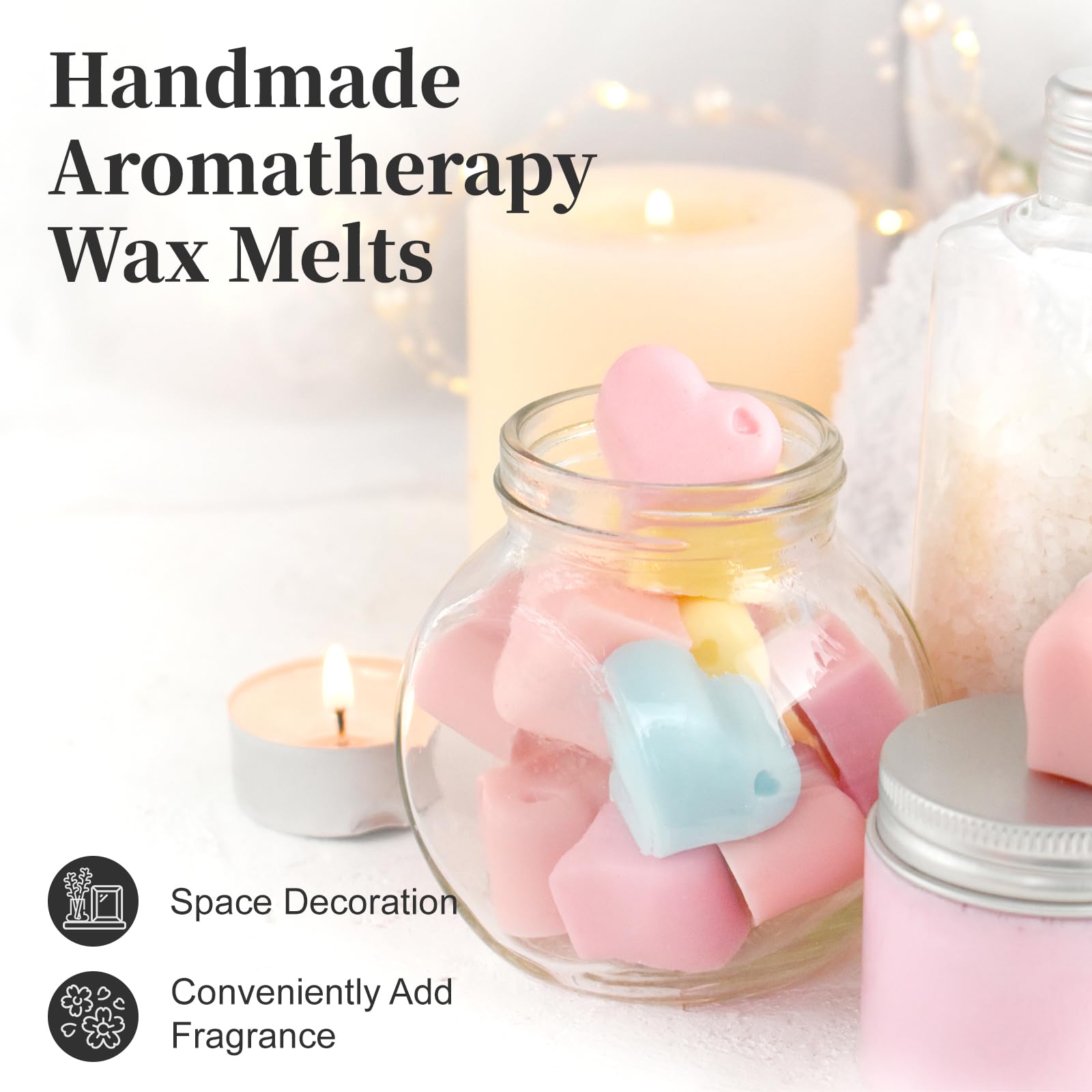 MAYJAM oil with soap and bath bomb ingredients demonstrating crafting versatility and scent quality