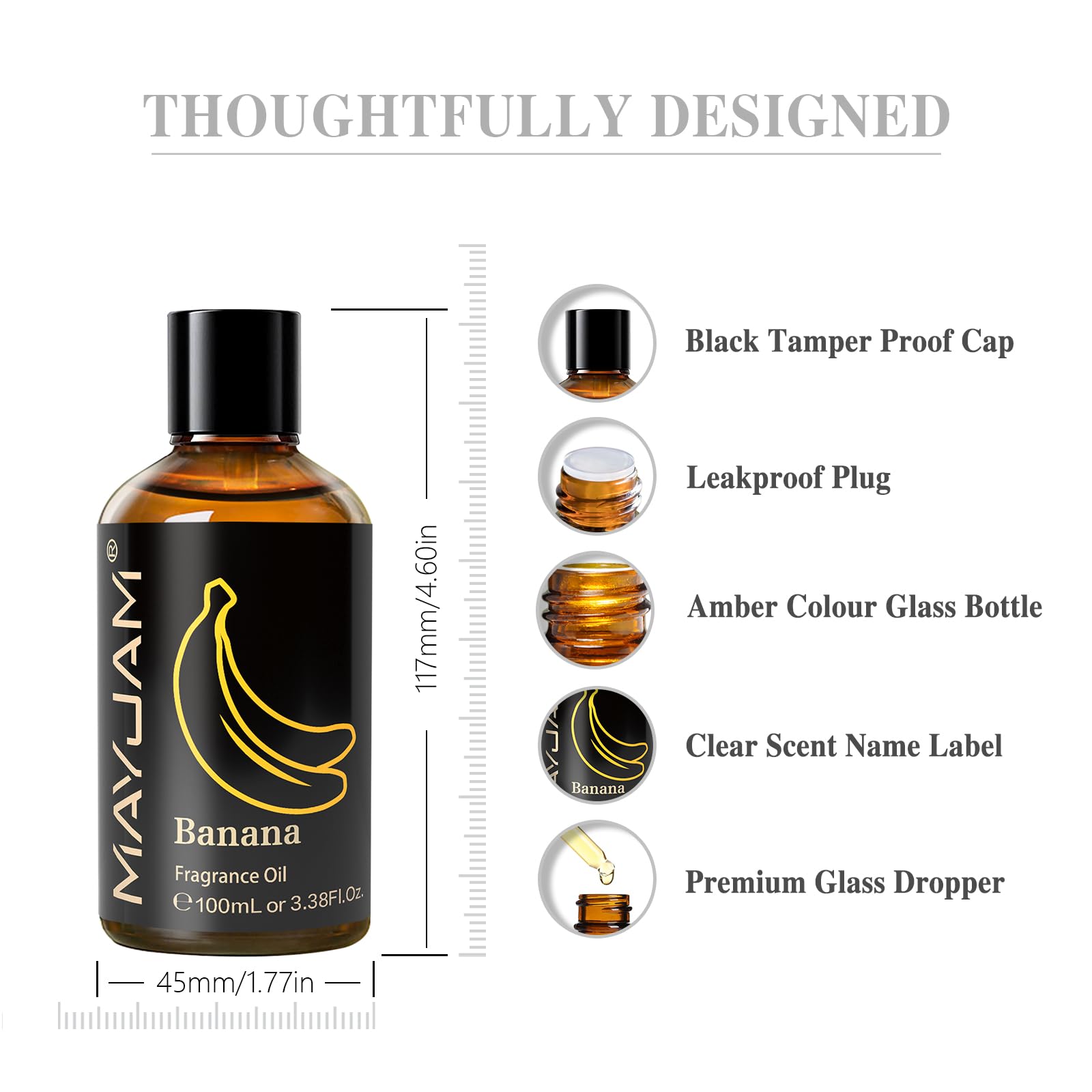 Diffuser with banana scented MAYJAM fragrance oil