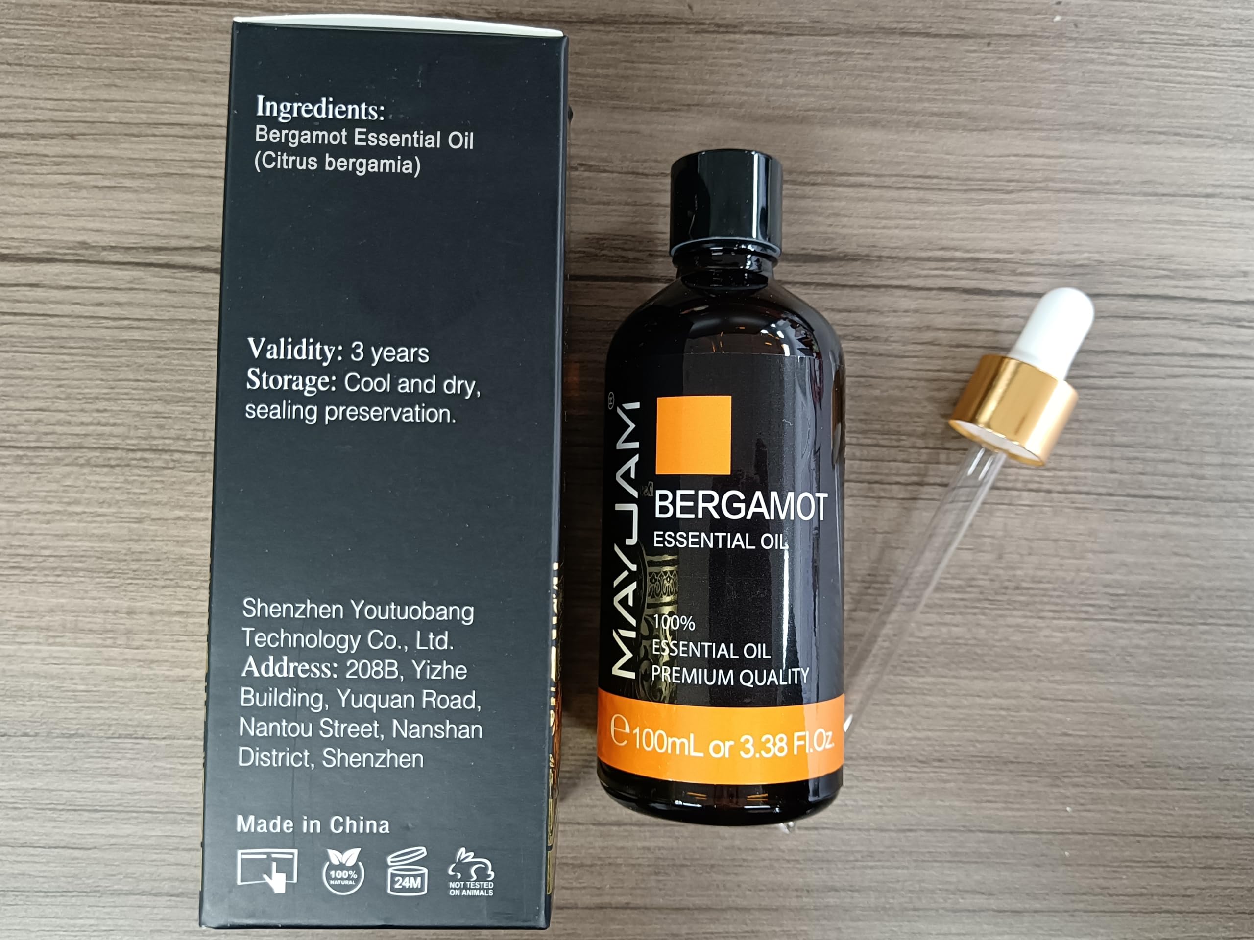 Gift-ready MAYJAM Bergamot fragrance oil set