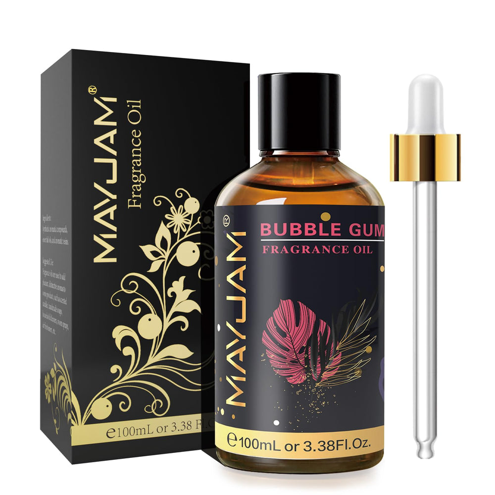 MAYJAM Bubble Gum Fragrance Oil in 100ml amber bottle