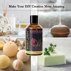 Elegant packaging of MAYJAM Bubble Gum Fragrance Oil