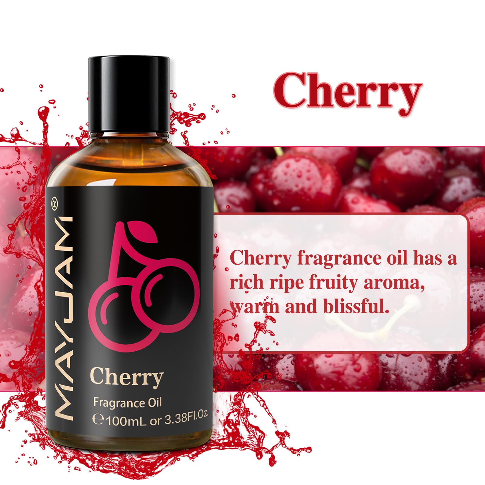 Diffuser with MAYJAM Cherry Fragrance Oil
