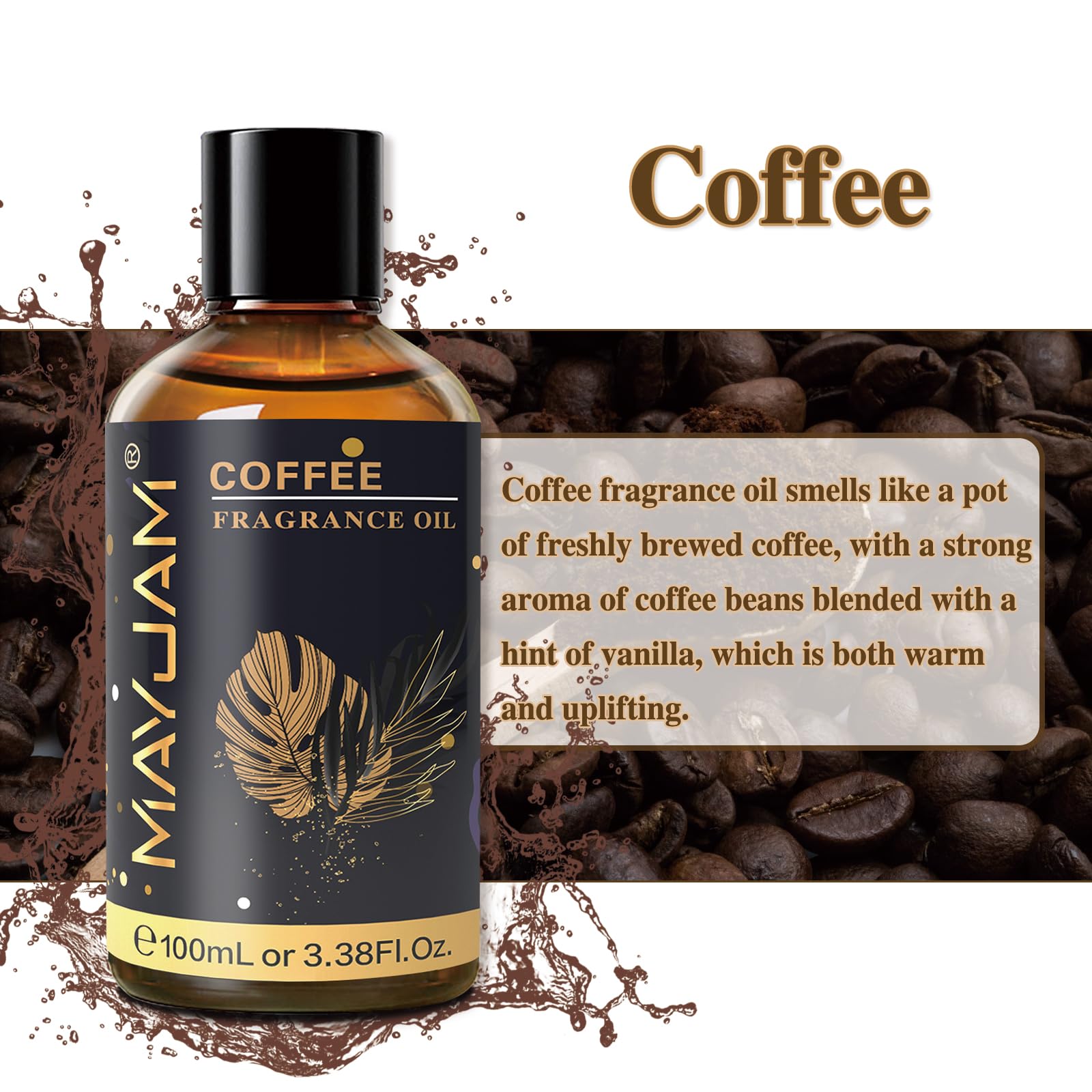 Diffuser setup with MAYJAM Coffee fragrance oil scent