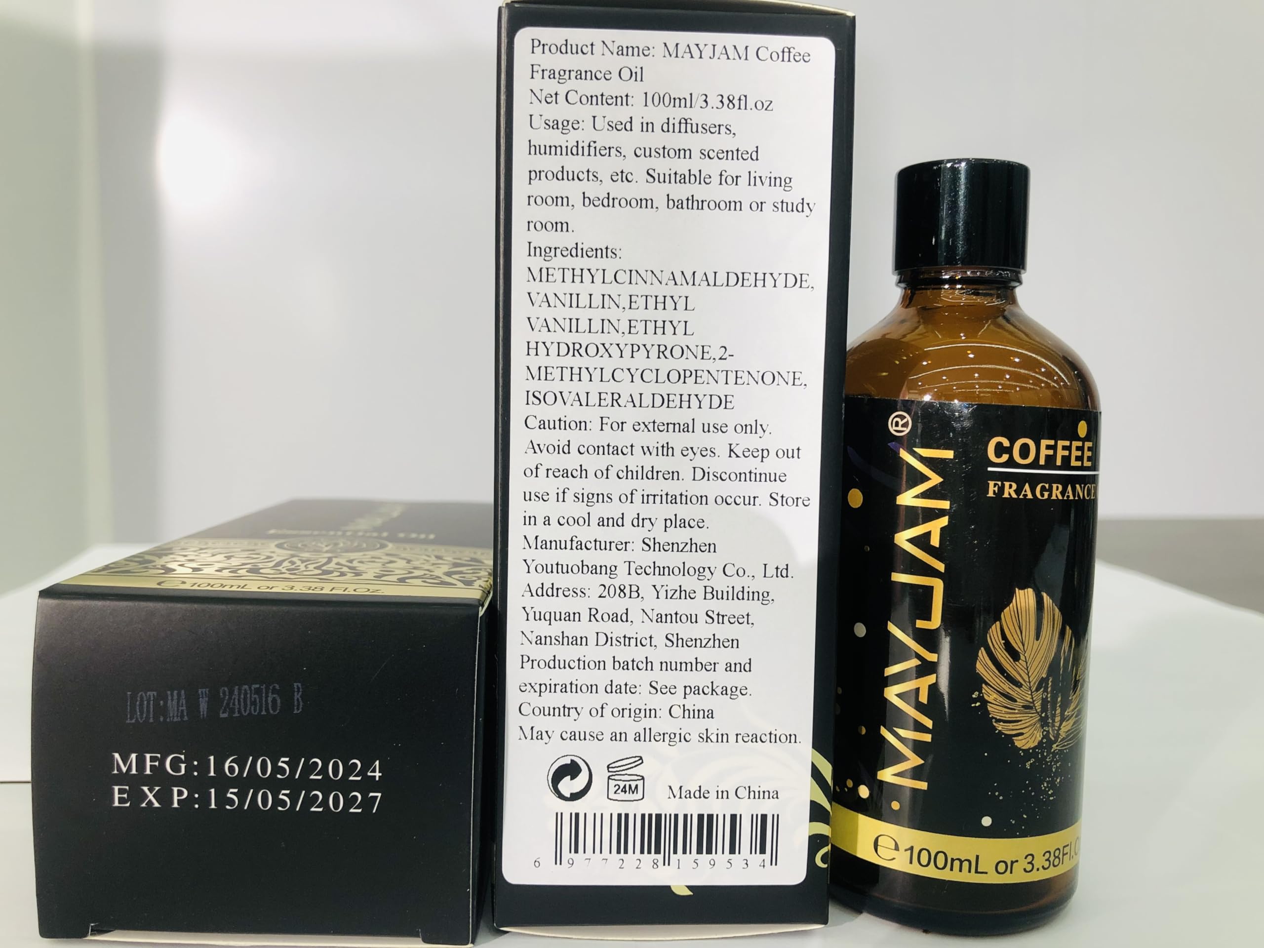 DIY projects with MAYJAM Coffee fragrance oil for diffusers and candles