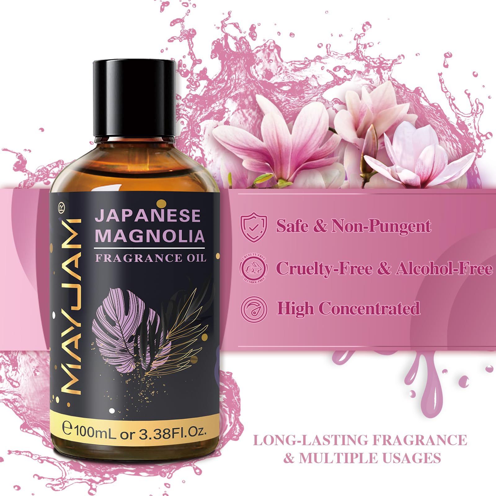 Diffuser setup using MAYJAM Japanese Magnolia fragrance oil