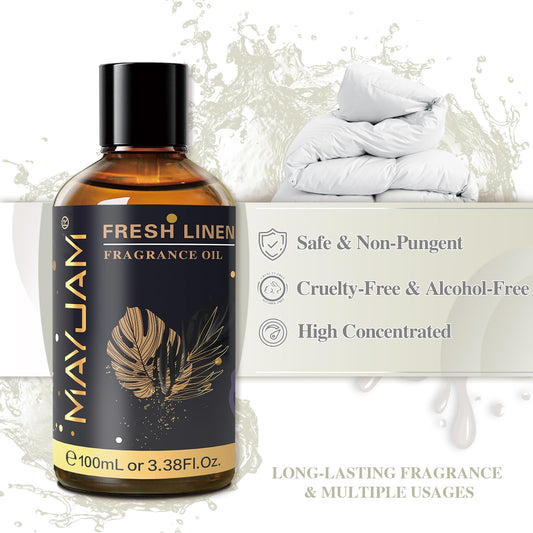 Diffuser application image showing MAYJAM fragrance oil for diffusers