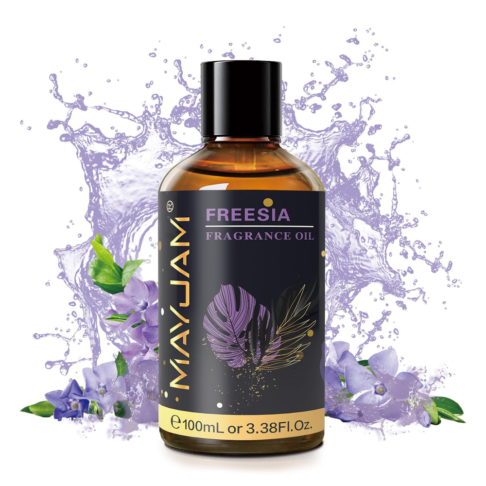 Gift-ready MAYJAM Freesia fragrance oil packaging