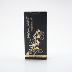 Gift-ready MAYJAM Coconut & Vanilla fragrance oil packaging.