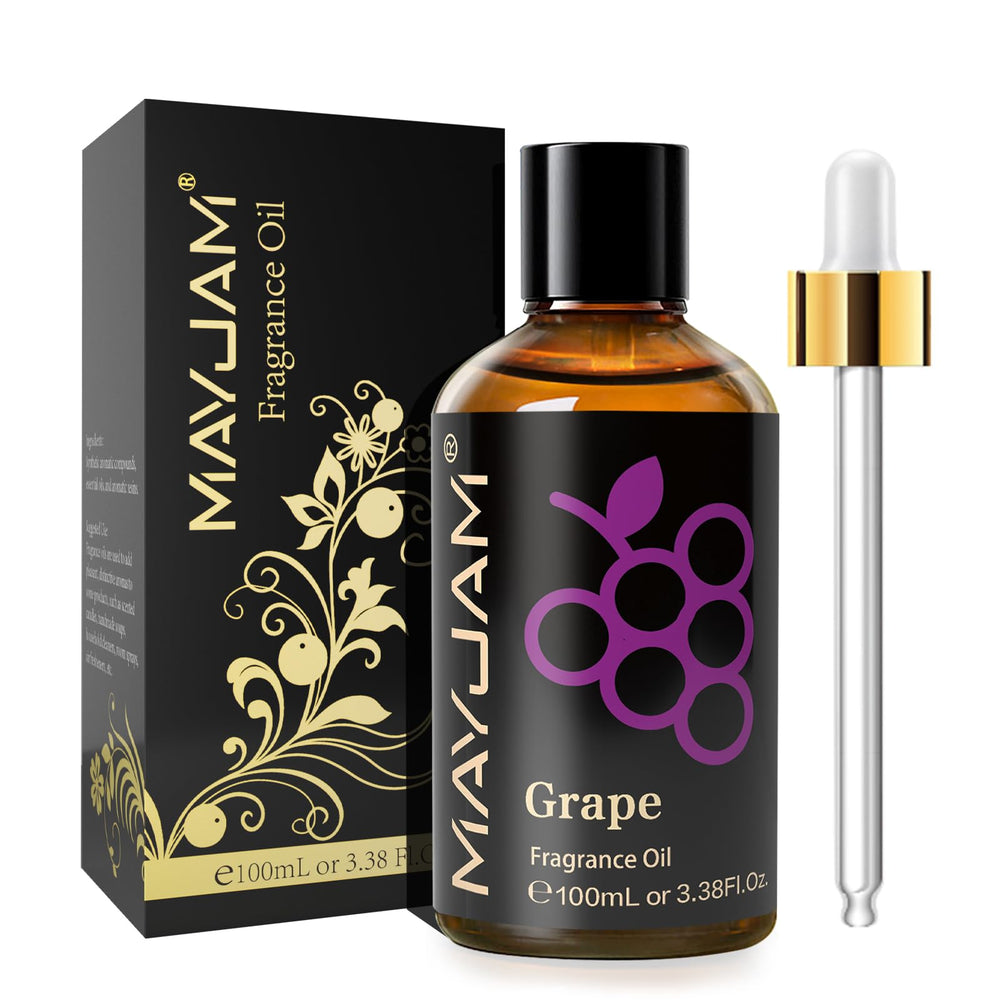 MAYJAM Grape Fragrance Oil 100ml bottle with glass dropper