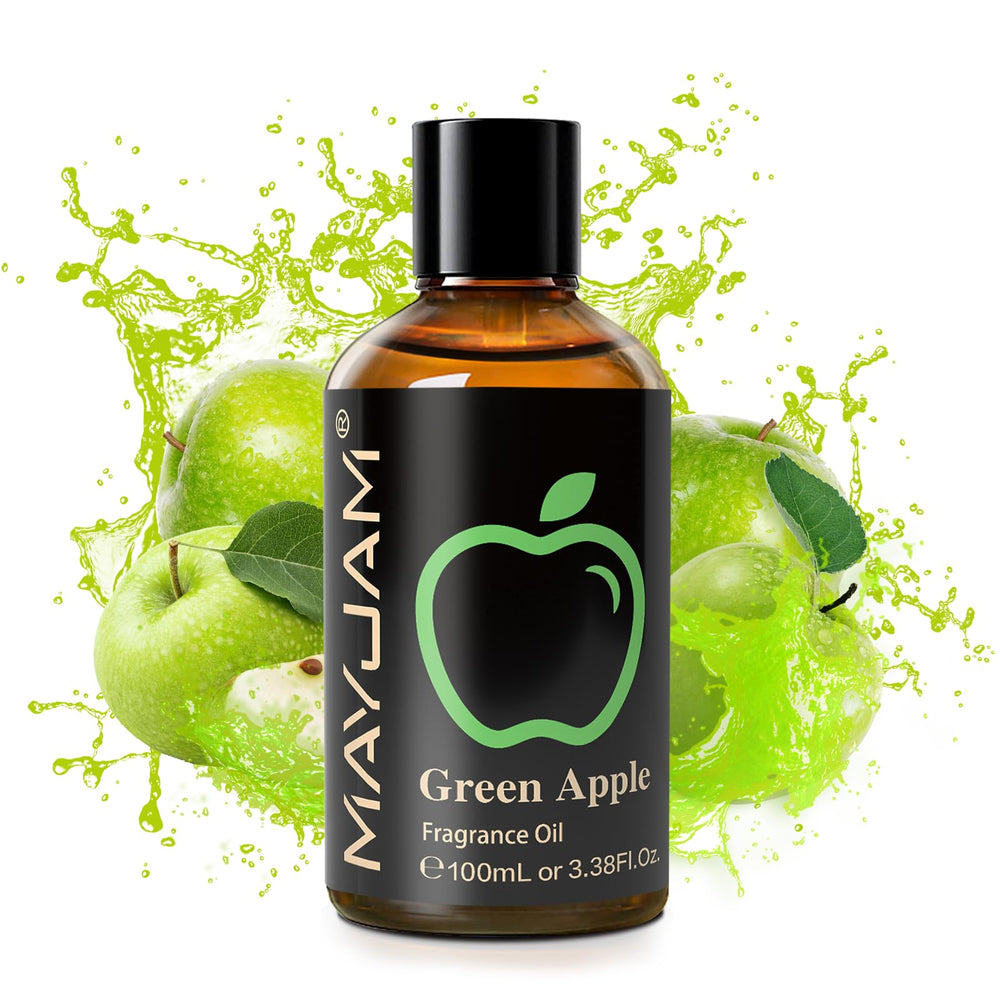 Candle making with MAYJAM Green Apple fragrance oil