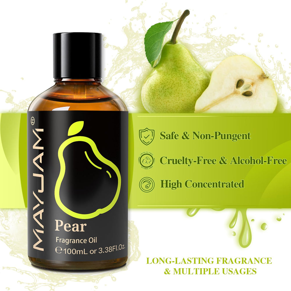 Pear fragrance oil being used in a diffuser