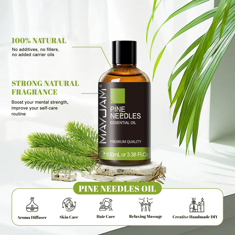 Diffuser scene using MAYJAM Pine Needles Essential Oil