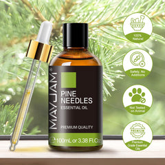 A blend idea: Pine Needles oil with cedarwood, rosemary, lavender
